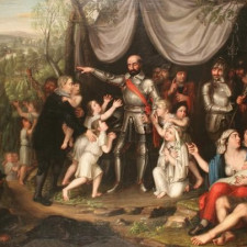 Prokop Holý před Naumburkem. Byl to výtečný válečník, ale též diplomat se smyslem pro kompromis a noblesu