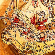 U Hiltersriedu husité ani nestihli pořádně postavit svoji slavnou vozovou hradbu. Bitva pro ně skončila fiaskem