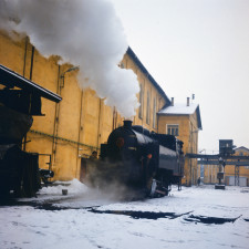 Mnoho let sloužila na vlečce žateckého cukrovaru průmyslová parní lokomotiva CP600