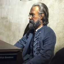 Vosková figurína Bedřicha Smetany ve slavném muzeu Madame Tussauds