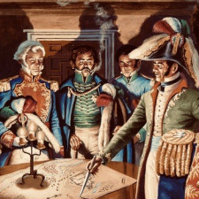 Generál Santa Anna sám sebe označoval za Napoleona západu