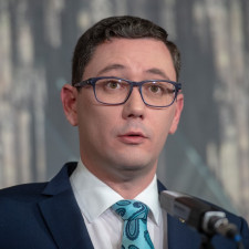 Jiří Ovčáček se po projevu prezidenta na chvíli odmlčel