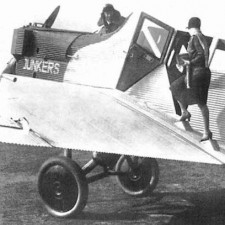 Letadlo Junkers F13 a jeho pasažéři