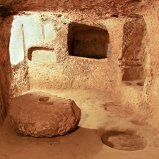 Podzemní město má několik úrovní, každá část měla svoji přesnou funkci