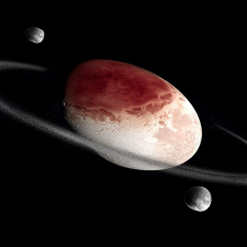 Haumea putuje kolem Slunce v tak velké vzdálenosti, že si ji vědci museli vymodelovat na počítači...