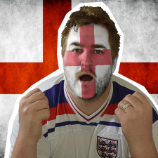 Vlajka Anglie nese symbol svatořijského kříže