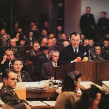 Americký žalobce Robert H. Jackson u Norimberského tribunálu